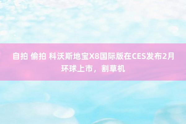 自拍 偷拍 科沃斯地宝X8国际版在CES发布2月环球上市，割草机
